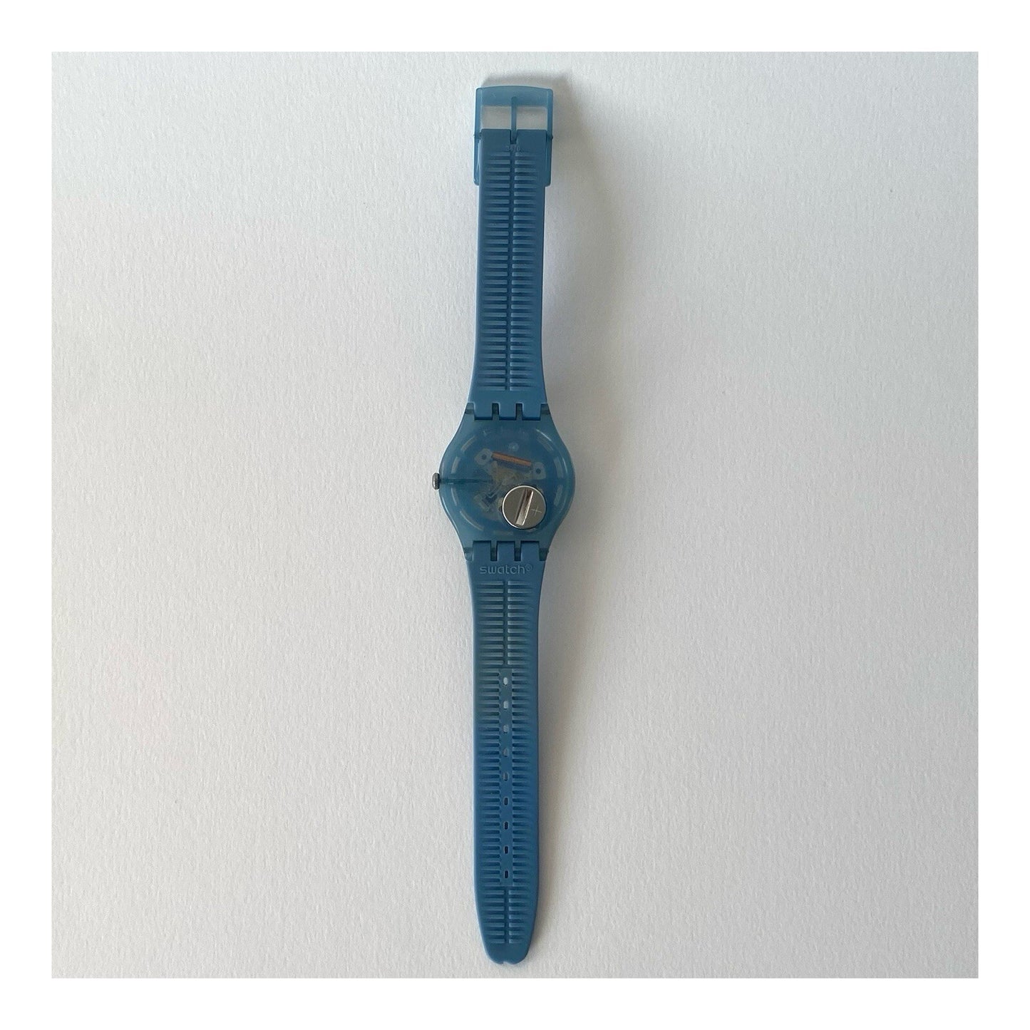 Swatch SUON102 Skeleton Blue Transparent 2013 - Montre Quartz Swiss Made
