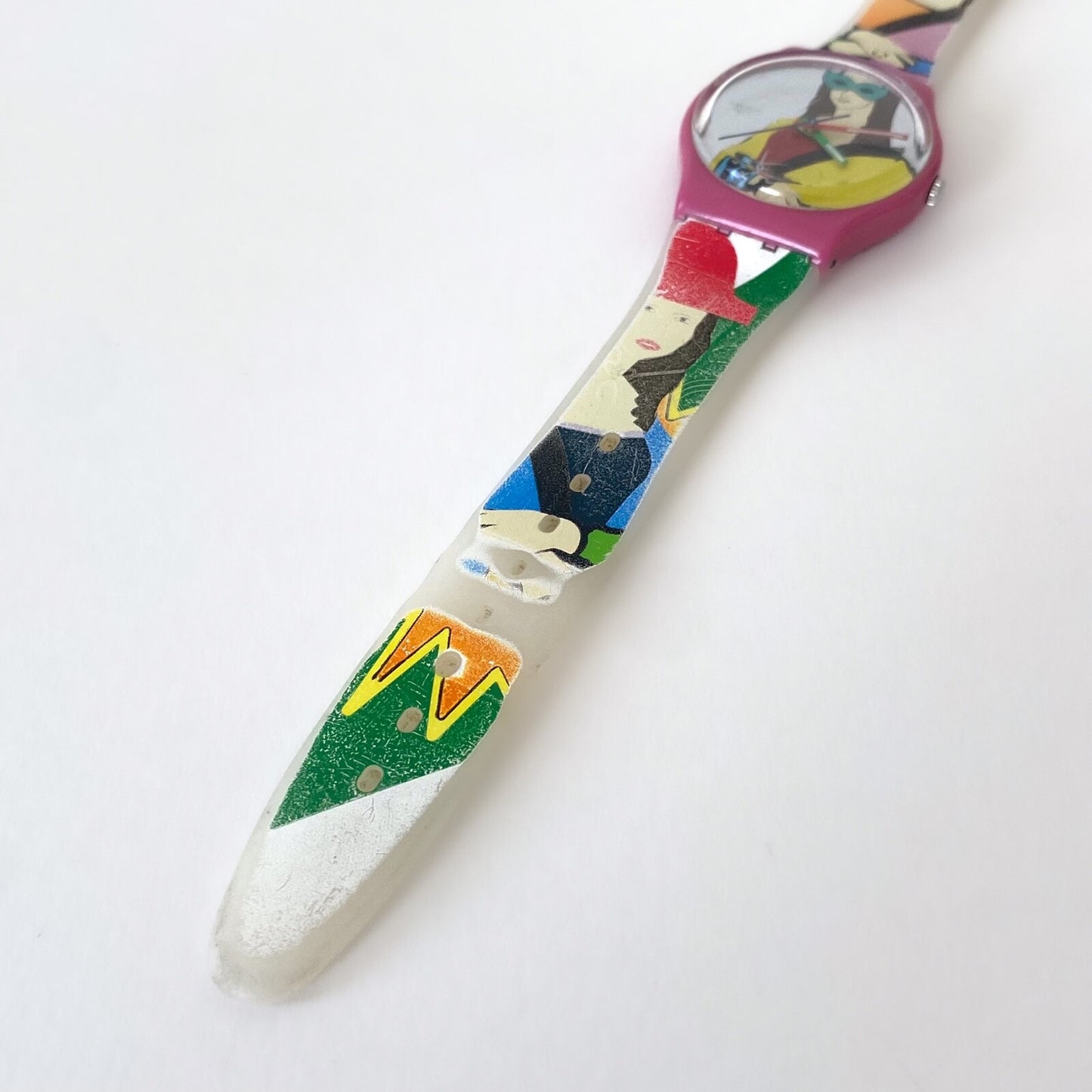 Montre Swatch Mona Masquée GZ301 - Édition 2016 – Pop Art Colorée – Collection