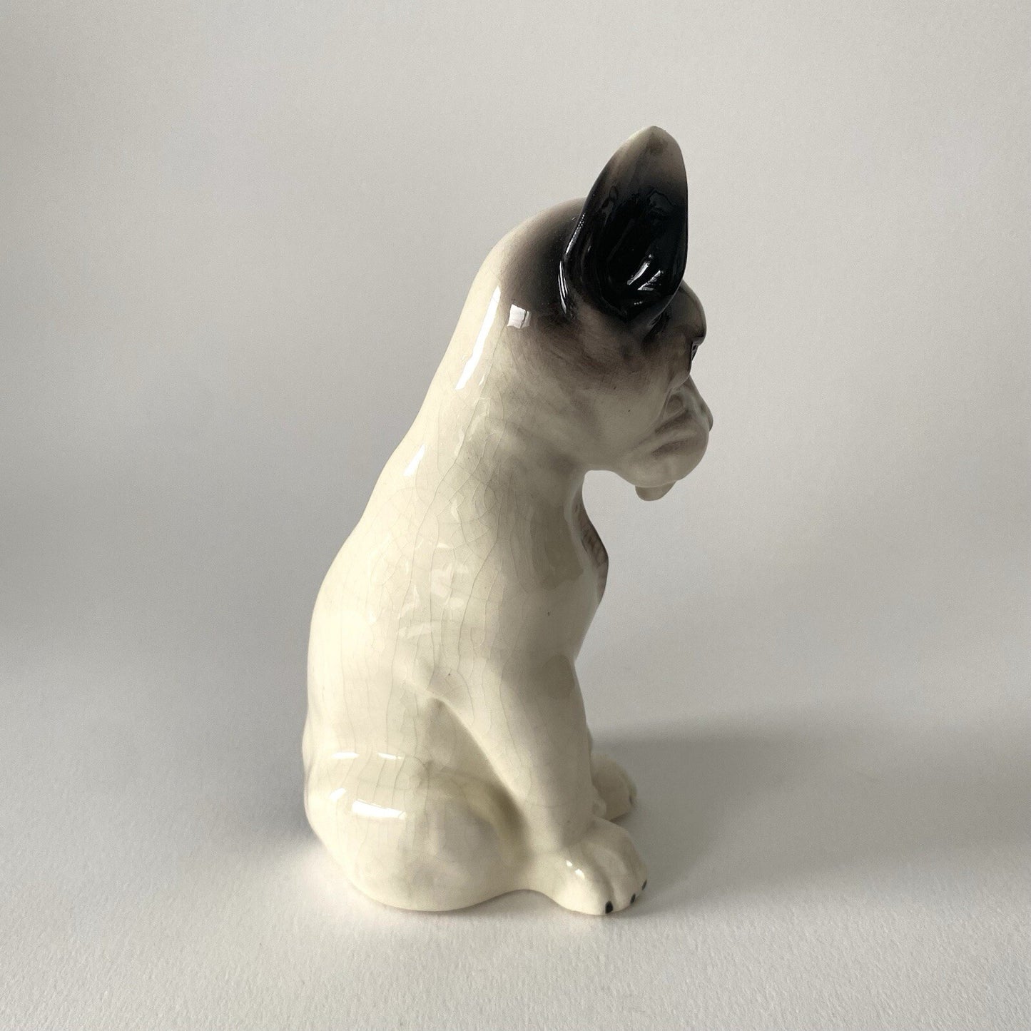 Georges Dreyfus, known as GEO MICHEL. Ceramic Dog Porcelain 1930-40 Art Deco