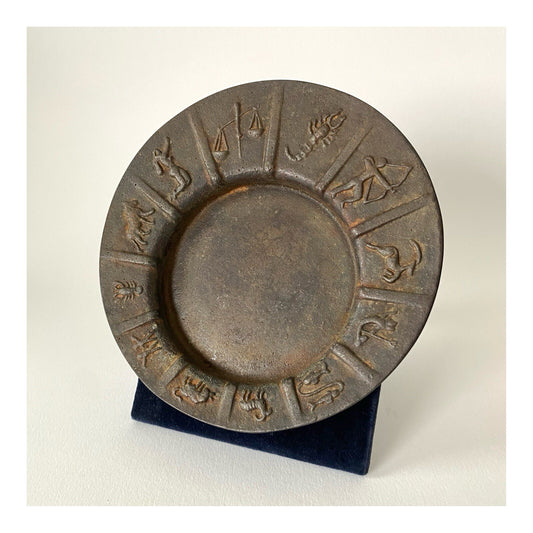 Rolf Grenov, for Ystad Metall. "Zodiac" Cup in Patinated Iron - Sweden 1960s