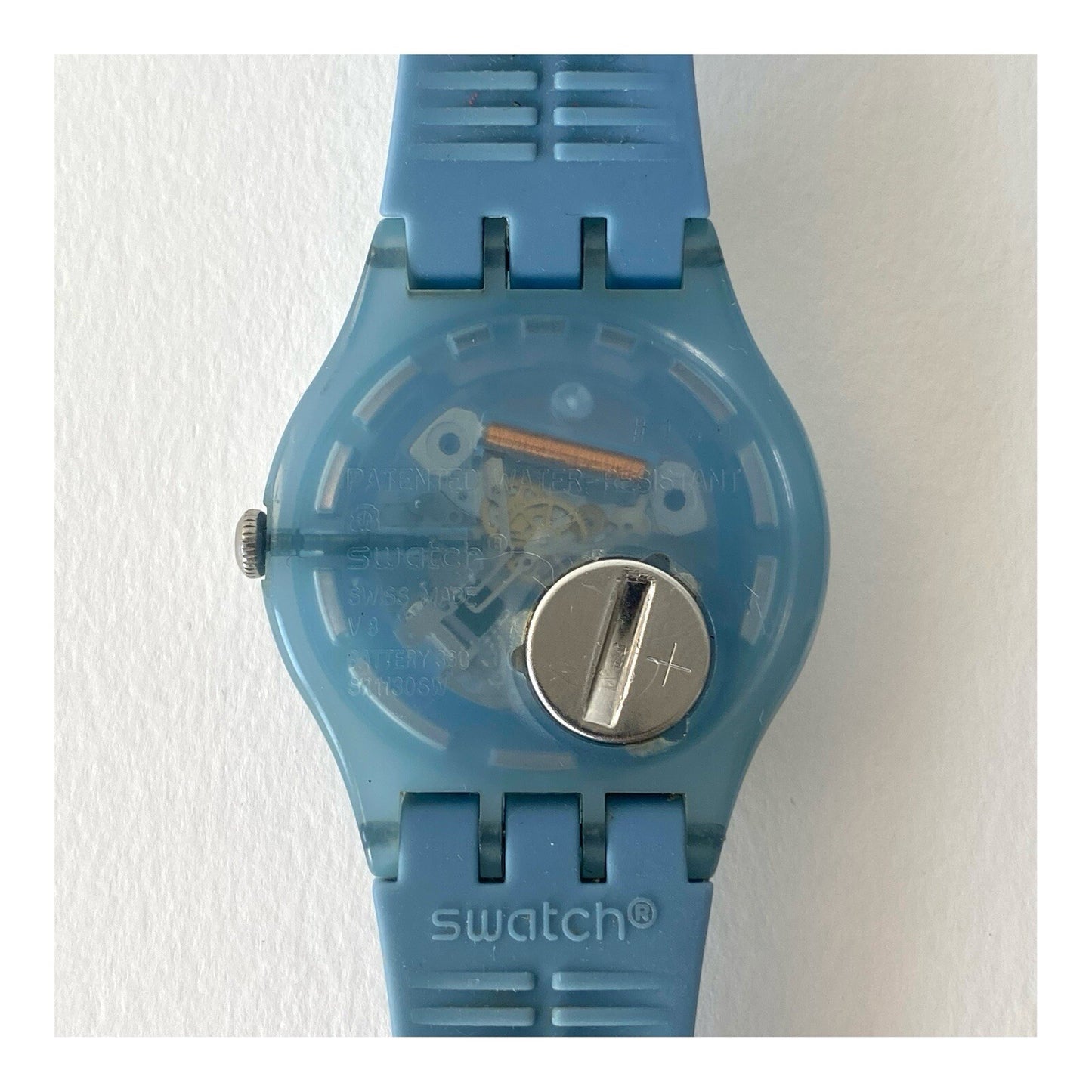 Swatch SUON102 Skeleton Blue Transparent 2013 - Montre Quartz Swiss Made