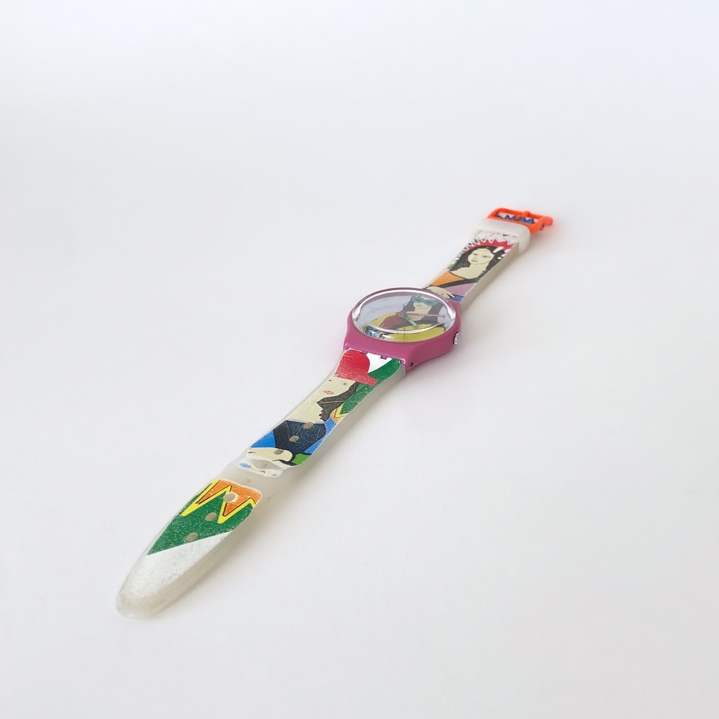 Montre Swatch Mona Masquée GZ301 - Édition 2016 – Pop Art Colorée – Collection