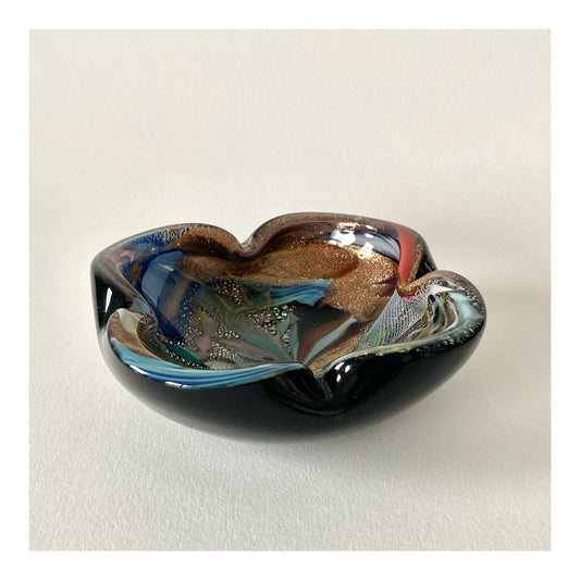 Dino Martens &amp; Aureliano Toso. Murano Glass Tutti Frutti Ashtray, 1950s