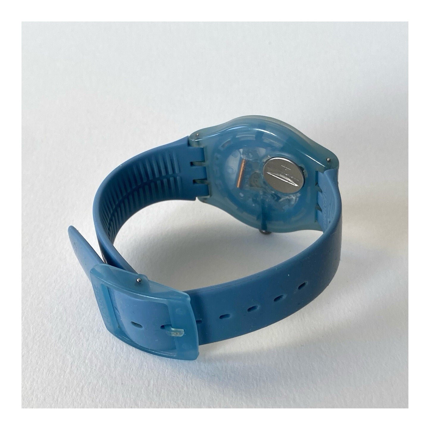 Swatch SUON102 Skeleton Blue Transparent 2013 - Montre Quartz Swiss Made