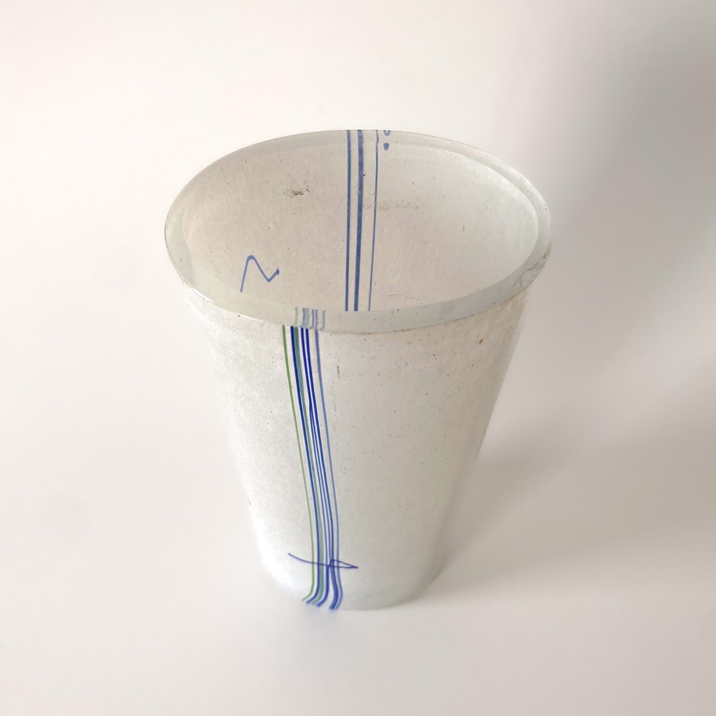 Kosta Boda “Rainbow” vase by Bertil Vallien - 1980s, Scandinavian design