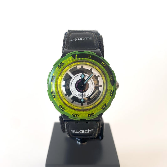 Swatch Scuba 200 “Grip It!” SDB111 – 1997 – Vintage Collector