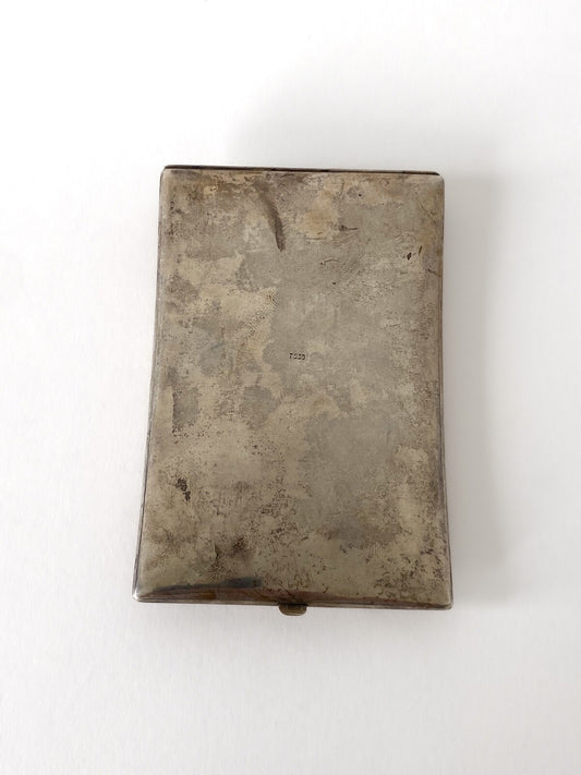 Ancien porte-cigarettes en argent 900 de Thaïlande - Art traditionnel Kinnari