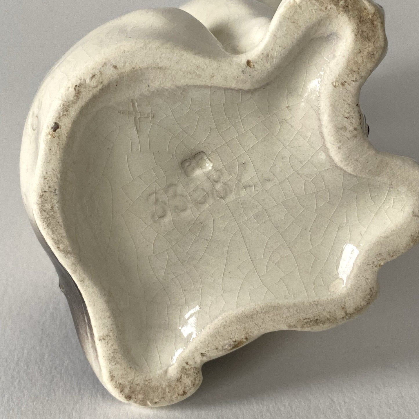 Georges Dreyfus, known as GEO MICHEL. Ceramic Dog Porcelain 1930-40 Art Deco