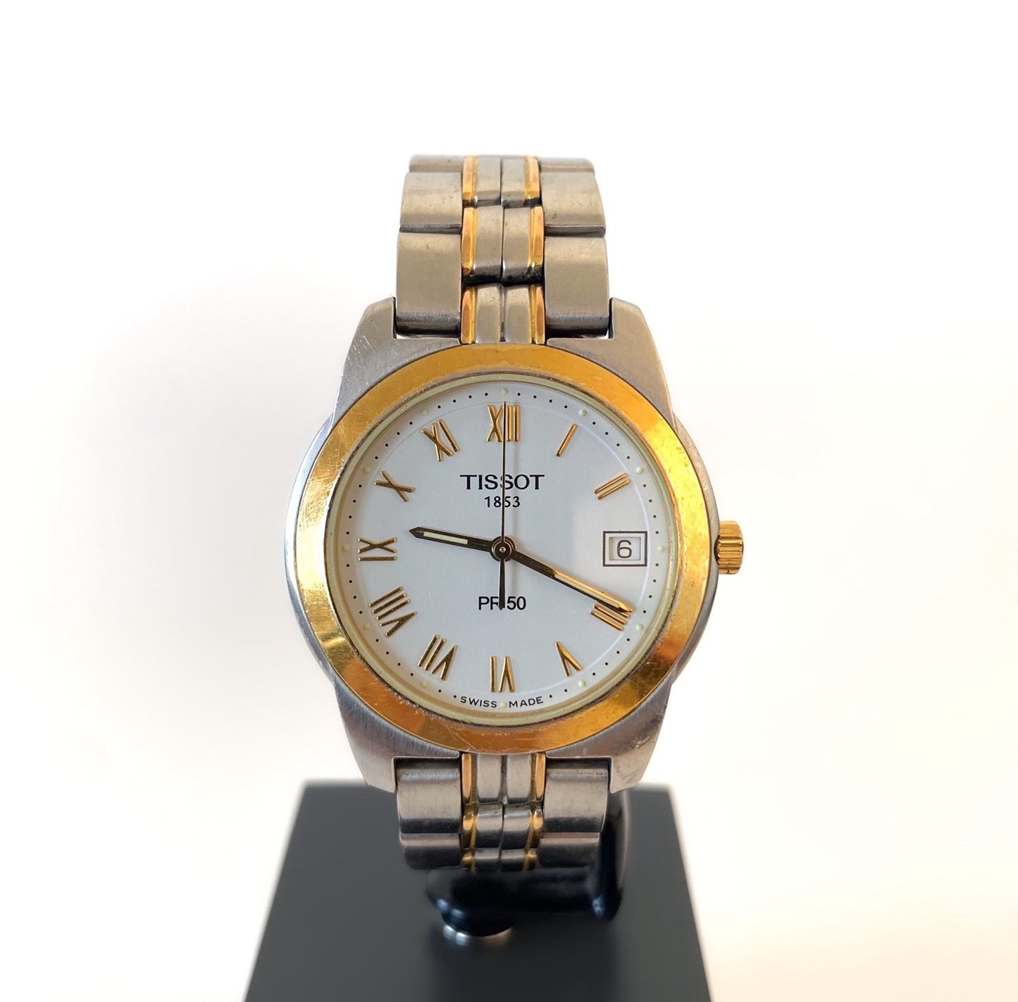 Montre Tissot PR 50 Homme 1853 Quartz Acier & Doré – Swiss Made
