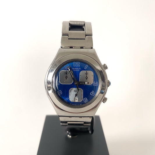 Swatch Irony Midi Chrono Invitation YMS400G Watch - Vintage 2001 - Steel
